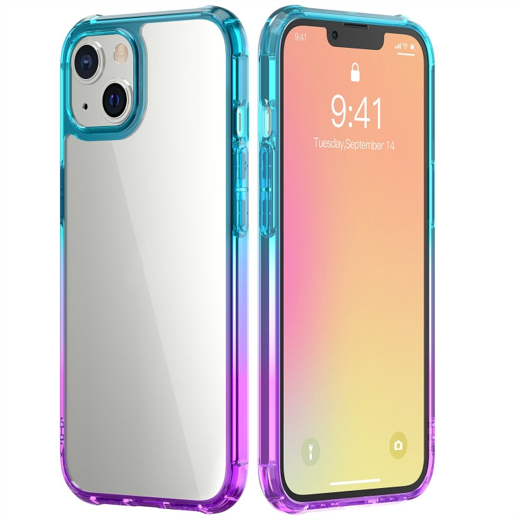 For iPhone 13 mini Sound Coversion Shockproof Gradient Acrylic Protective Case
