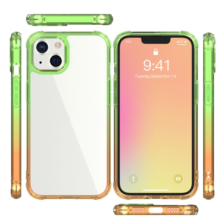 For iPhone 13 mini Sound Coversion Shockproof Gradient Acrylic Protective Case