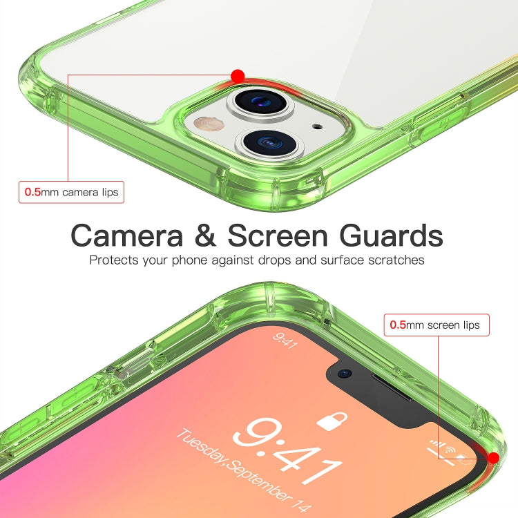 For iPhone 13 mini Sound Coversion Shockproof Gradient Acrylic Protective Case