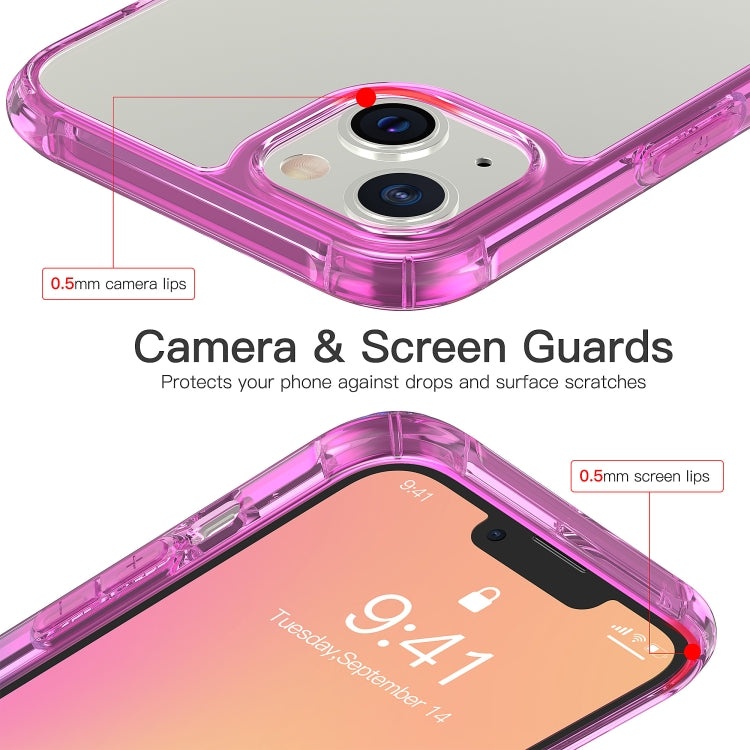 For iPhone 13 Sound Coversion Shockproof Gradient Acrylic Protective Case