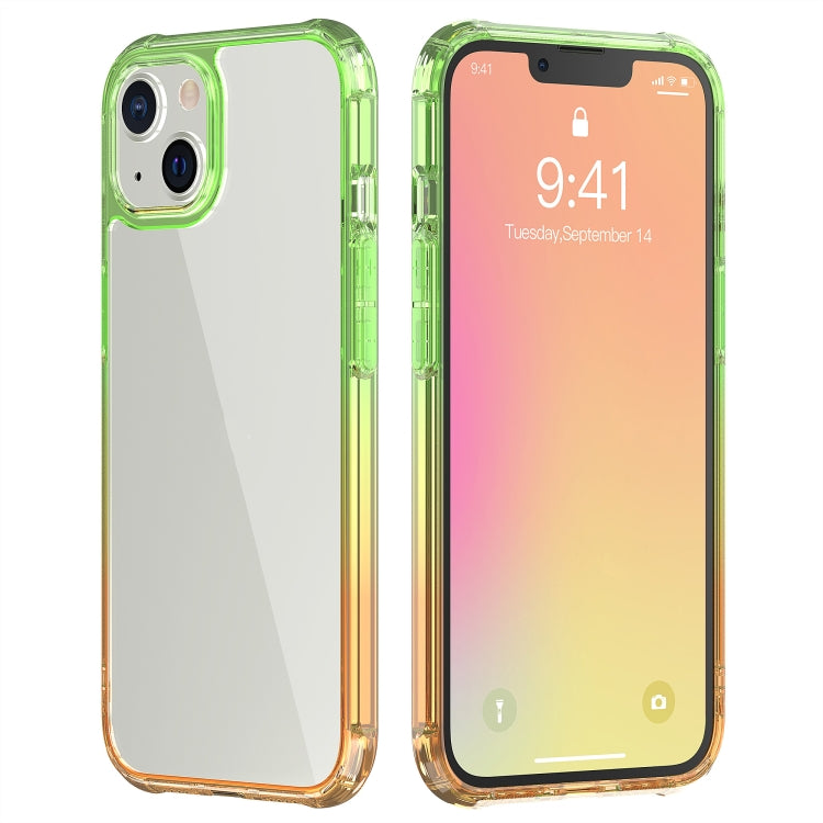 For iPhone 13 Sound Coversion Shockproof Gradient Acrylic Protective Case