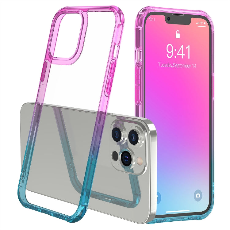For iPhone 13 Pro Sound Coversion Shockproof Gradient Acrylic Protective Case