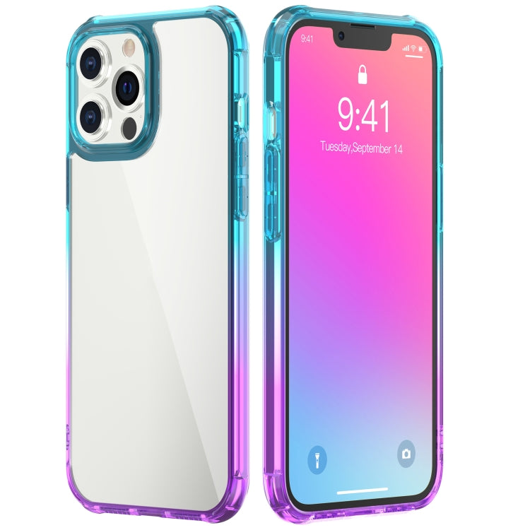 For iPhone 13 Pro Sound Coversion Shockproof Gradient Acrylic Protective Case