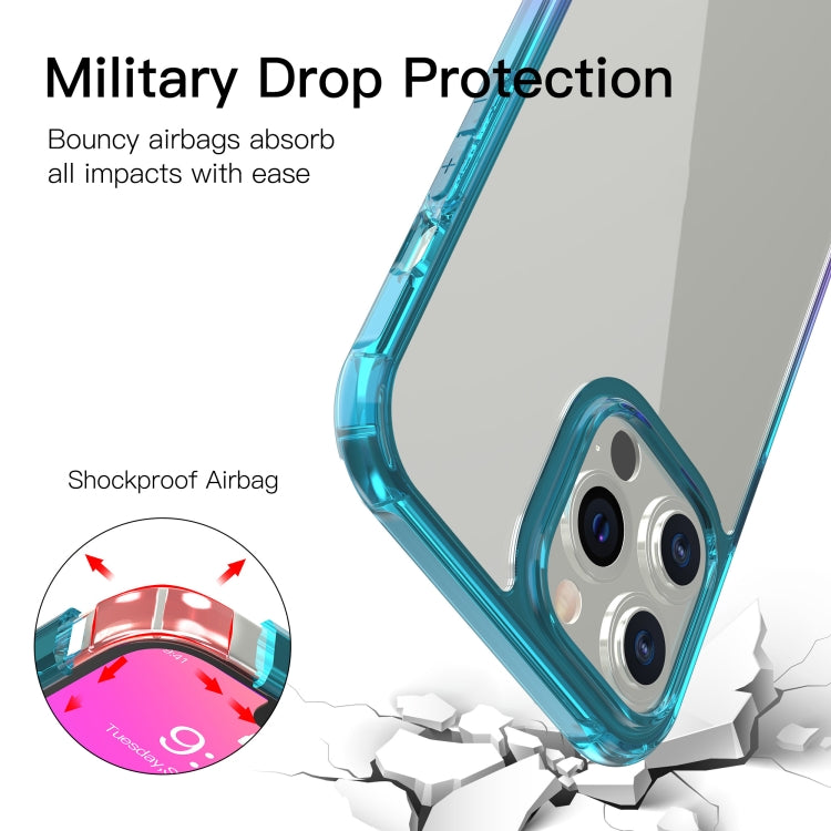 For iPhone 13 Pro Sound Coversion Shockproof Gradient Acrylic Protective Case