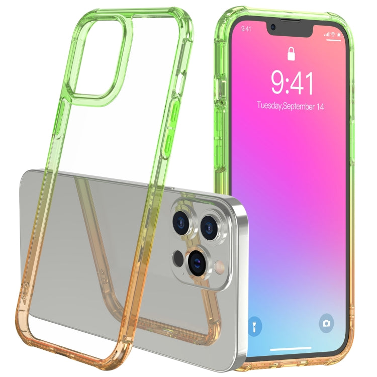 For iPhone 13 Pro Sound Coversion Shockproof Gradient Acrylic Protective Case