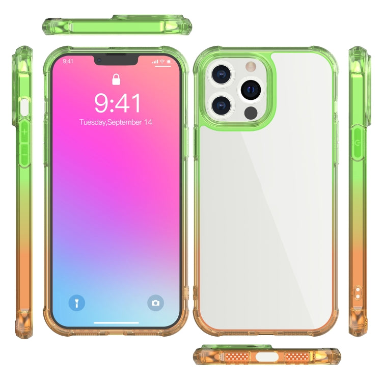 For iPhone 13 Pro Sound Coversion Shockproof Gradient Acrylic Protective Case