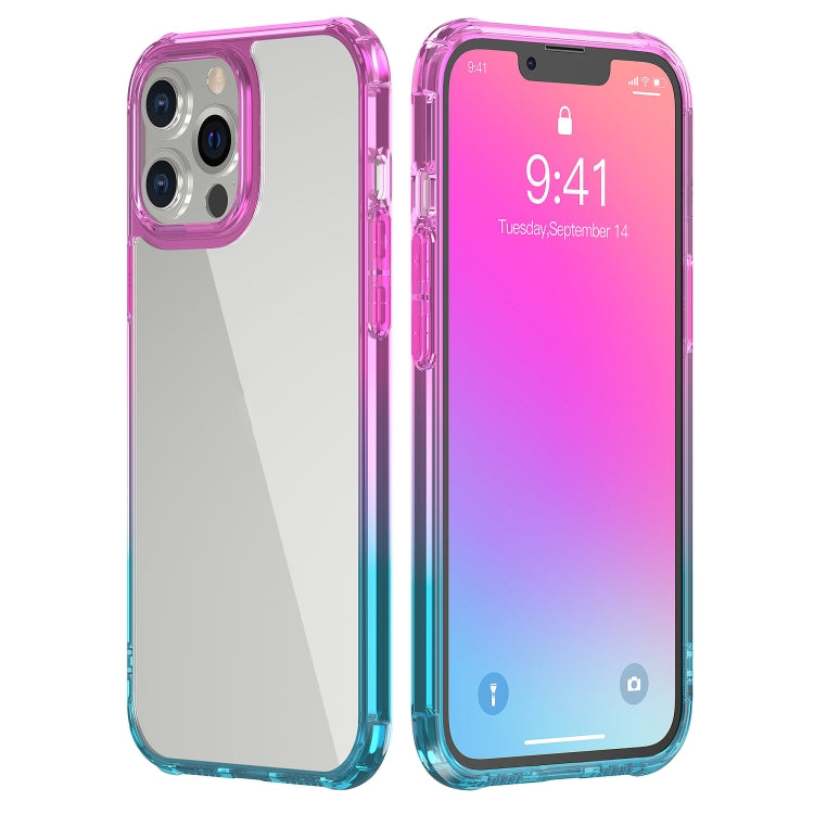 For iPhone 13 Pro Max Sound Coversion Shockproof Gradient Acrylic Protective Case