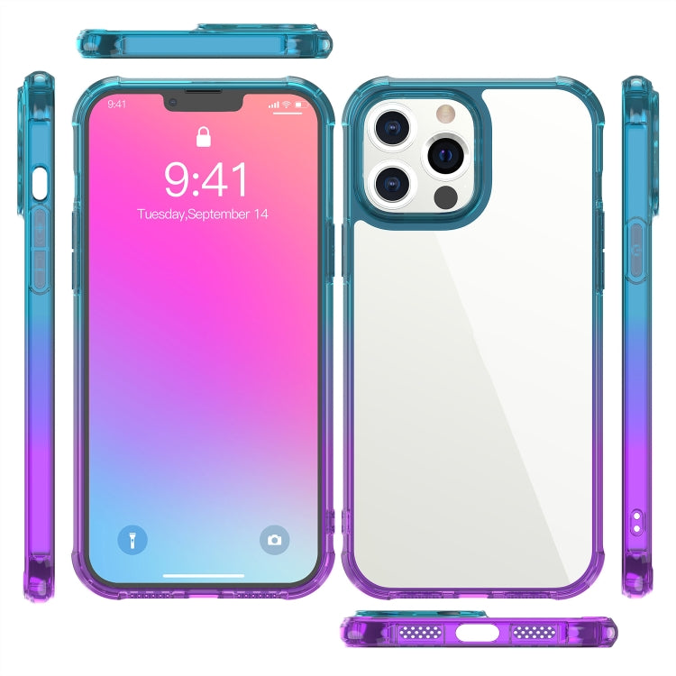 For iPhone 13 Pro Max Sound Coversion Shockproof Gradient Acrylic Protective Case