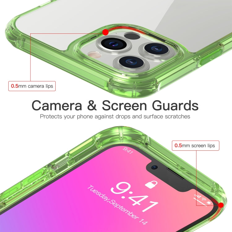 For iPhone 13 Pro Max Sound Coversion Shockproof Gradient Acrylic Protective Case