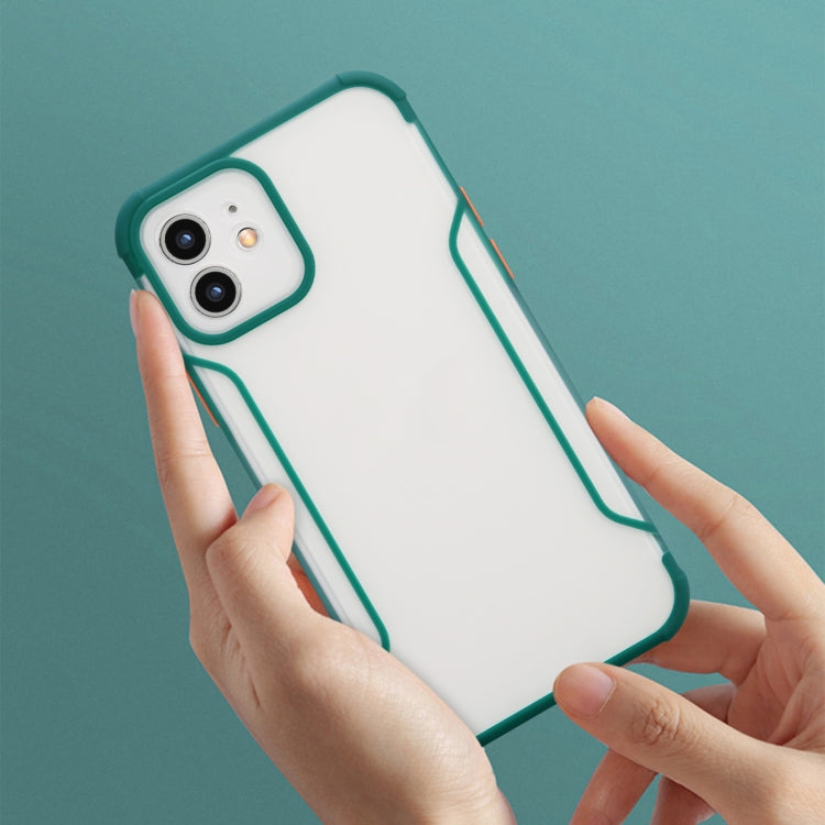 For iPhone 11 Milo Skin-feel 2 in 1 Frosted Four-corner Shockproof TPU + PC Protective Case
