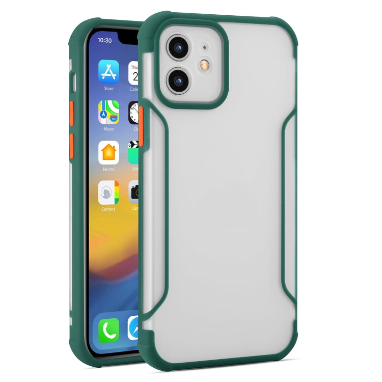 For iPhone 12 mini Milo Skin-feel 2 in 1 Frosted Four-corner Shockproof TPU + PC Protective Case