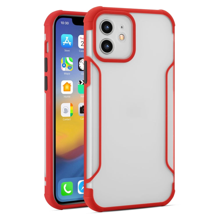 For iPhone 12 Pro Max Milo Skin-feel 2 in 1 Frosted Four-corner Shockproof TPU + PC Protective Case