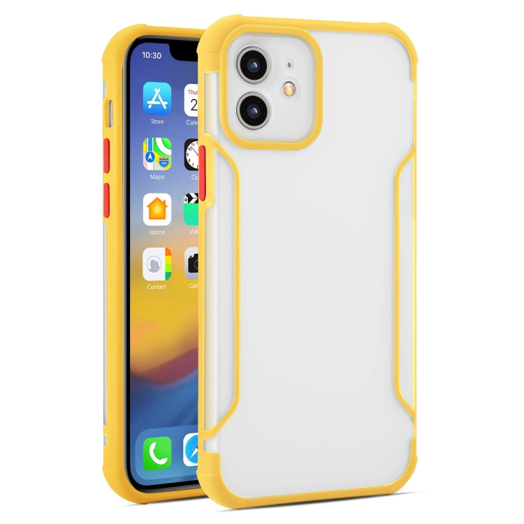 For iPhone 12 Pro Max Milo Skin-feel 2 in 1 Frosted Four-corner Shockproof TPU + PC Protective Case