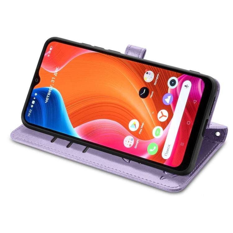 For OPPO Realme C20 Lovely Cat and Dog Embossing Pattern Horizontal Flip Leather Case , with Holder & Card Slots & Wallet & Cartoon Clasp & Lanyard