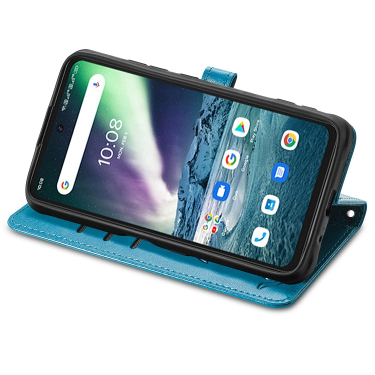 For UMIDIGI Bison GT Lovely Cat and Dog Embossing Pattern Horizontal Flip Leather Case , with Holder & Card Slots & Wallet & Cartoon Clasp & Lanyard