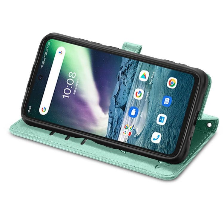 For UMIDIGI Bison GT Lovely Cat and Dog Embossing Pattern Horizontal Flip Leather Case , with Holder & Card Slots & Wallet & Cartoon Clasp & Lanyard