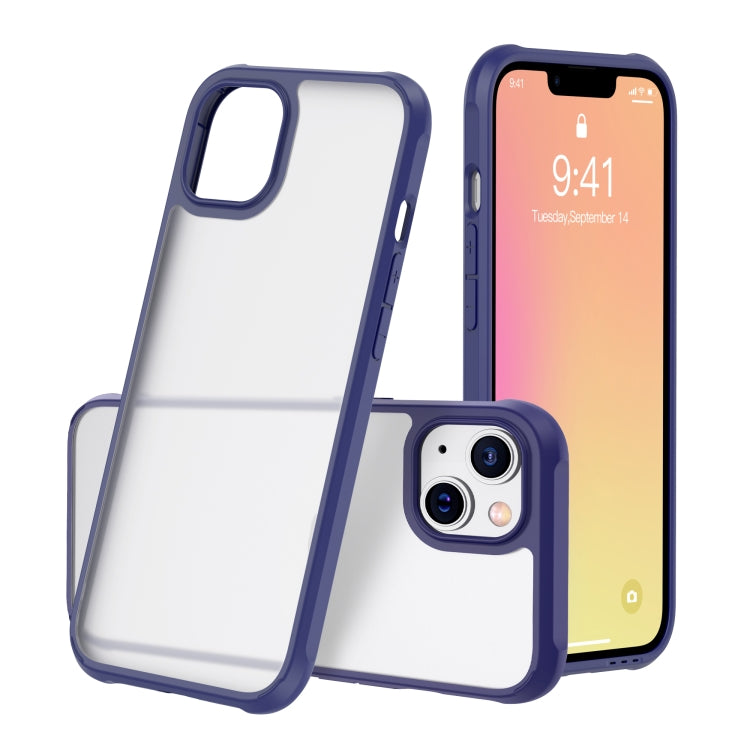 For iPhone 13 mini Sound Coversion Shockproof Frosted Acrylic Protective Case