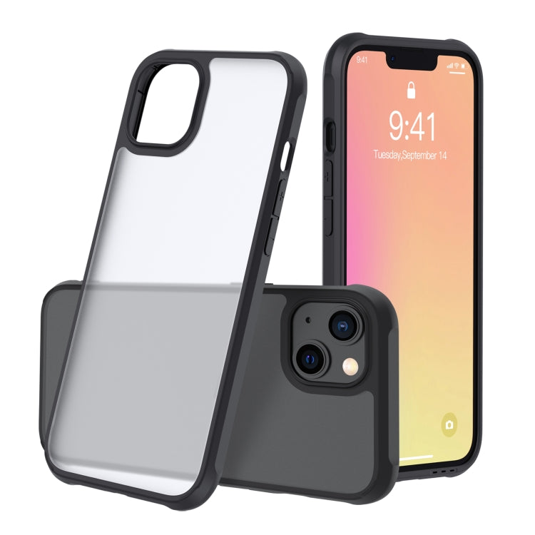For iPhone 13 mini Sound Coversion Shockproof Frosted Acrylic Protective Case