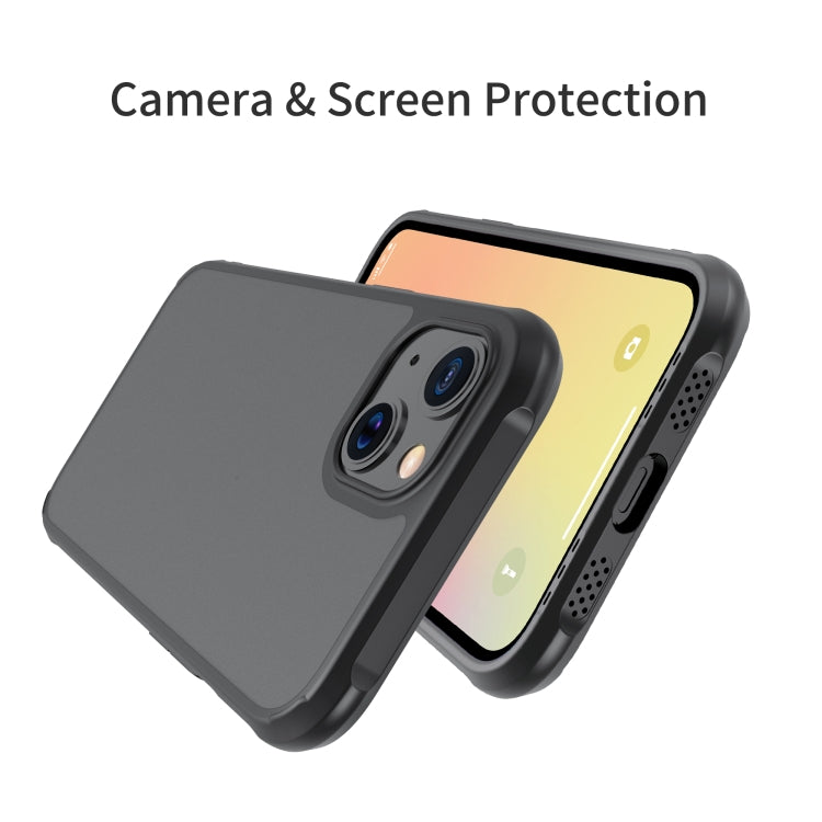 For iPhone 13 Sound Coversion Shockproof Frosted Acrylic Protective Case