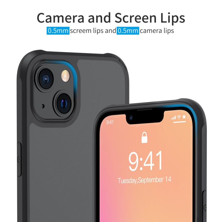 For iPhone 13 Sound Coversion Shockproof Frosted Acrylic Protective Case