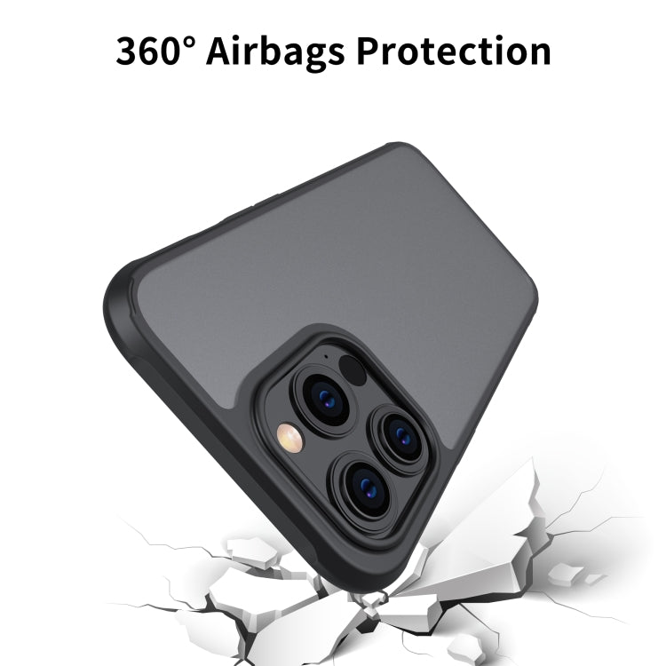 For iPhone 13 Pro Sound Coversion Shockproof Frosted Acrylic Protective Case
