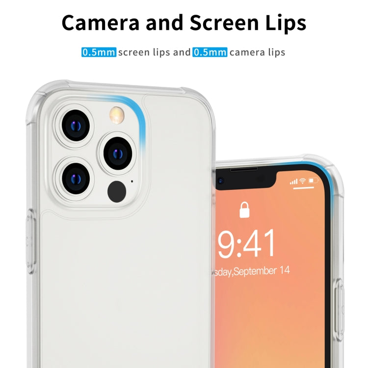 For iPhone 13 Pro Sound Coversion Shockproof Frosted Acrylic Protective Case