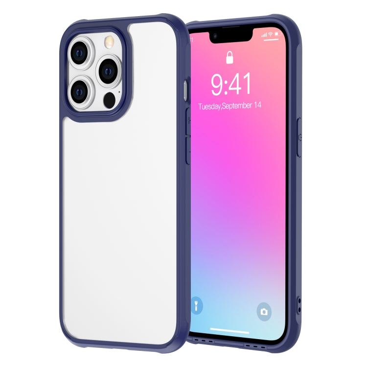 For iPhone 13 Pro Max Sound Coversion Shockproof Frosted Acrylic Protective Case
