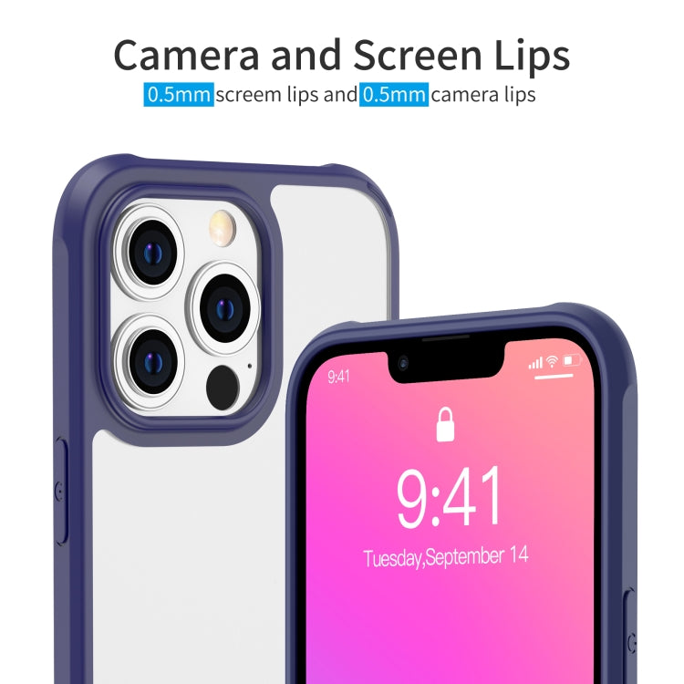 For iPhone 13 Pro Max Sound Coversion Shockproof Frosted Acrylic Protective Case