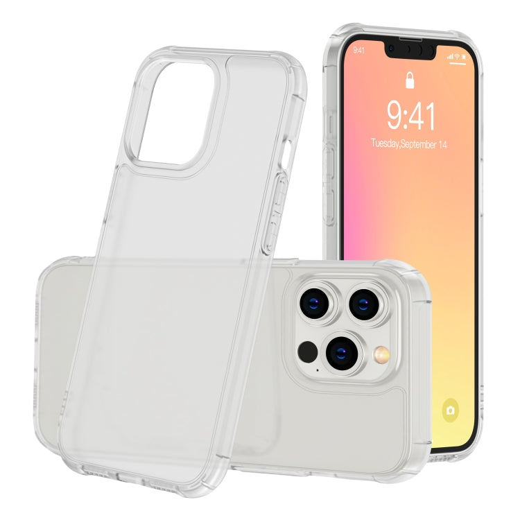 For iPhone 13 Pro Max Sound Coversion Shockproof Frosted Acrylic Protective Case