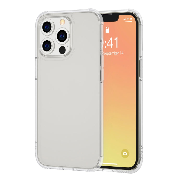 For iPhone 13 Pro Max Sound Coversion Shockproof Frosted Acrylic Protective Case