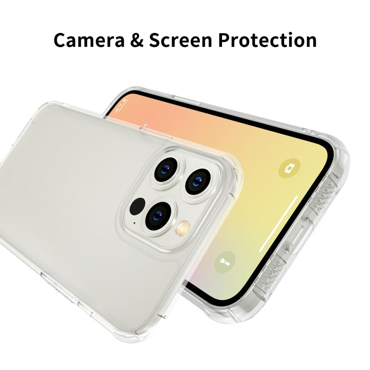 For iPhone 13 Pro Max Sound Coversion Shockproof Frosted Acrylic Protective Case