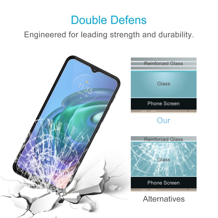 For Motorola Moto G10 Power 50 PCS 0.26mm 9H 2.5D Tempered Glass Film