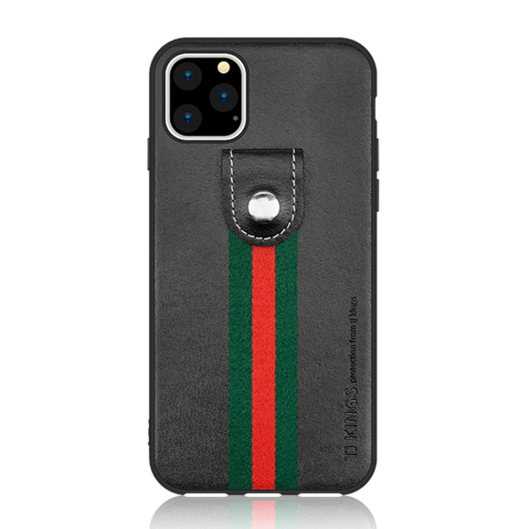 For iPhone 11 TJ KINGS Pinjue Series Shockproof PC + TPU + PU Stitching Stripe + Button Case