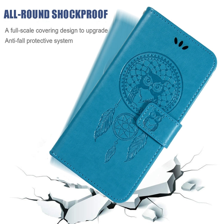 For iPhone 13 Pro Wind Chime Owl Embossing Pattern Horizontal Flip Leather Case with Holder & Card Slots & Wallet