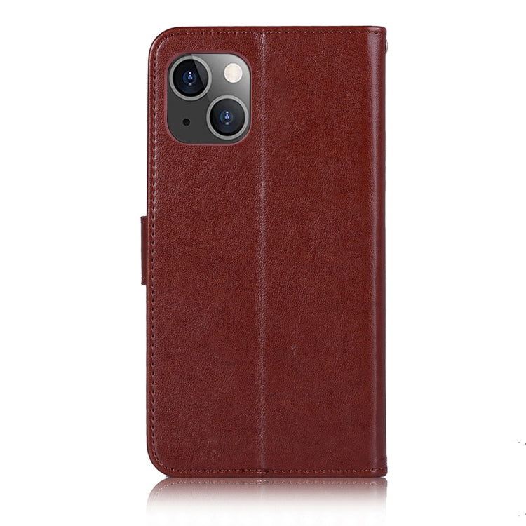 For iPhone 13 Wind Chime Owl Embossing Pattern Horizontal Flip Leather Case with Holder & Card Slots & Wallet