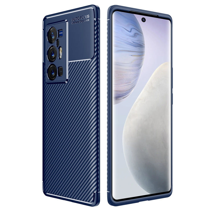 For vivo X70 Pro+ Carbon Fiber Texture Shockproof TPU Case