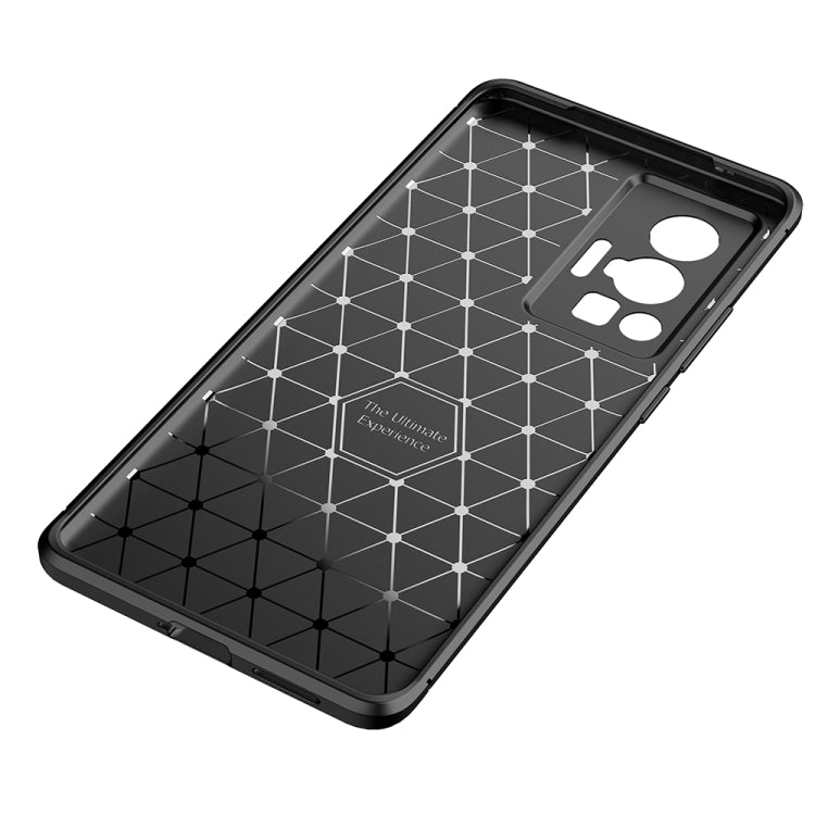 For vivo X70 Pro Carbon Fiber Texture Shockproof TPU Case