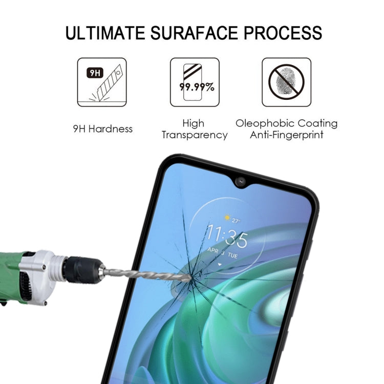 For Motorola Moto G10 Power Full Glue Full Cover Screen Protector Tempered Glass Film