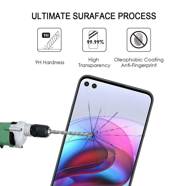 For Motorola Edge S Full Glue Full Cover Screen Protector Tempered Glass Film