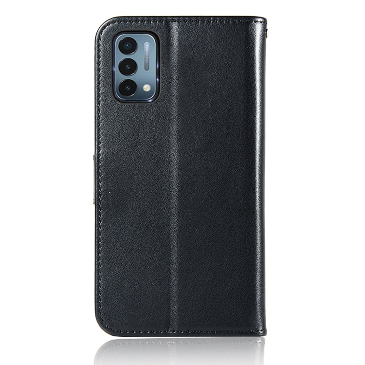For OnePlus Nord N200 5G Wind Chime Owl Embossing Pattern Horizontal Flip Leather Case with Holder & Card Slots & Wallet