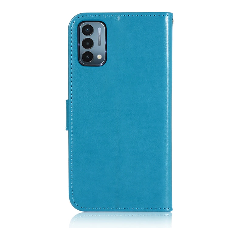 For OnePlus Nord N200 5G Wind Chime Owl Embossing Pattern Horizontal Flip Leather Case with Holder & Card Slots & Wallet