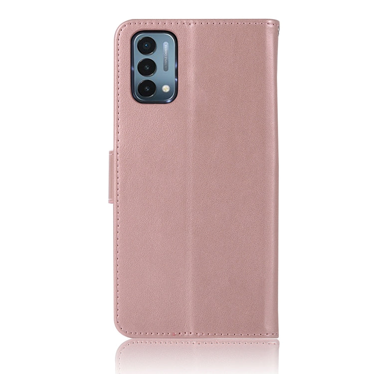 For OnePlus Nord N200 5G Wind Chime Owl Embossing Pattern Horizontal Flip Leather Case with Holder & Card Slots & Wallet