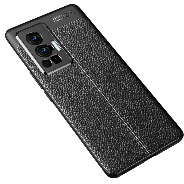 For vivo X70 Pro Litchi Texture TPU Shockproof Case