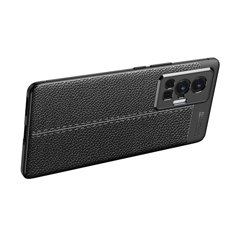 For vivo X70 Pro Litchi Texture TPU Shockproof Case