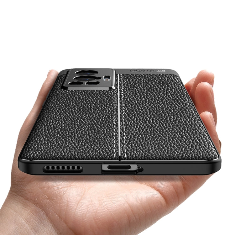 For vivo X70 Pro Litchi Texture TPU Shockproof Case