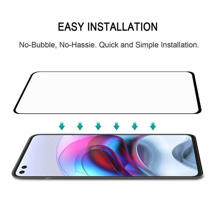 For Motorola Edge S 25 PCS Full Glue Full Screen Tempered Glass Film