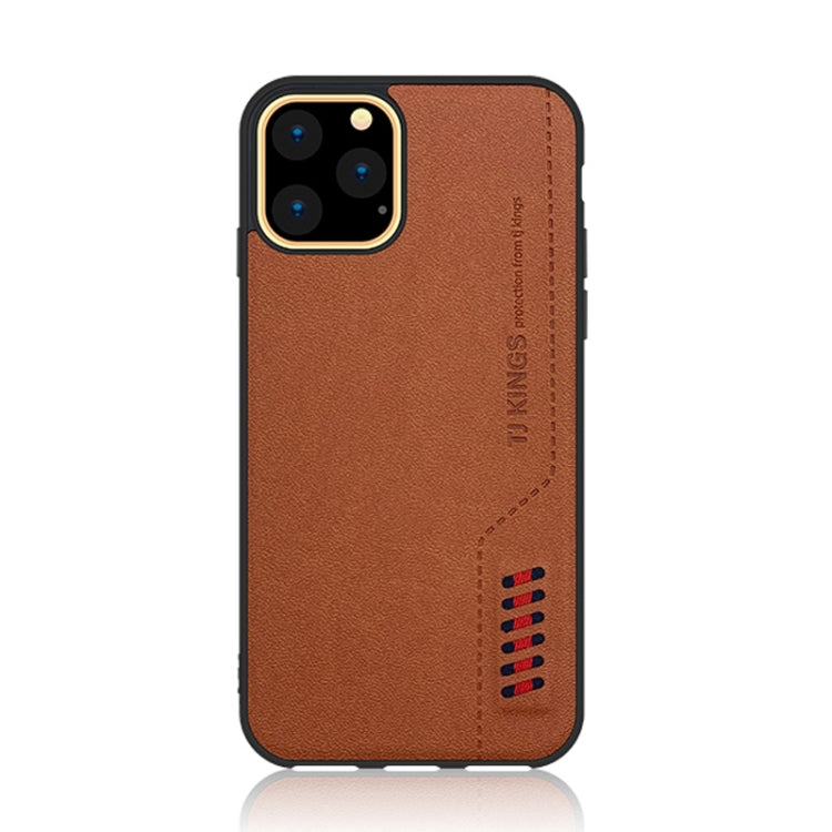 For iPhone 11 Pro Max TJ KINGS Knight Series Shockproof TPU + PU Case