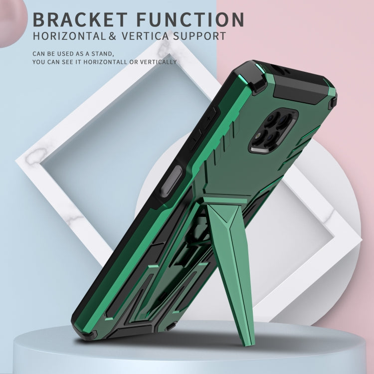 For Motorola Moto G Power 2021 Super V Armor PC + TPU Shockproof Case with Invisible Holder