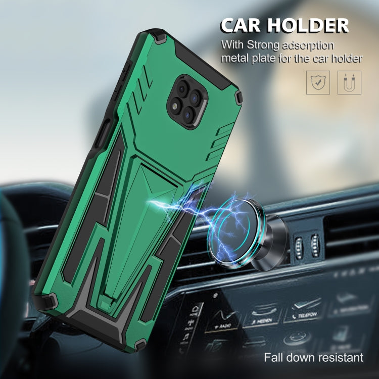 For Motorola Moto G Power 2021 Super V Armor PC + TPU Shockproof Case with Invisible Holder