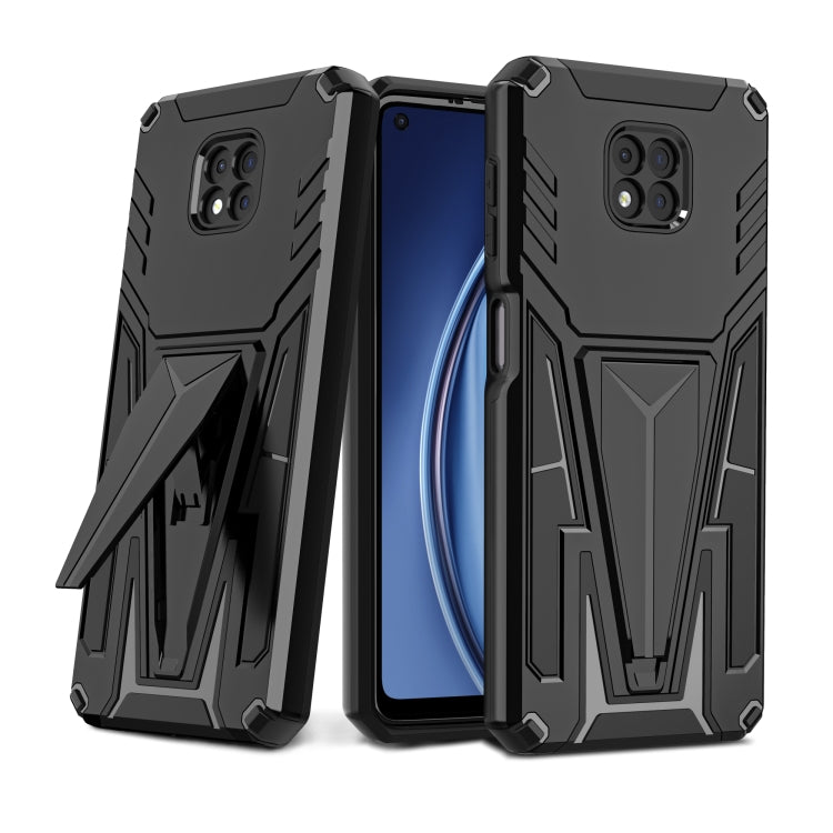 For Motorola Moto G Power 2021 Super V Armor PC + TPU Shockproof Case with Invisible Holder
